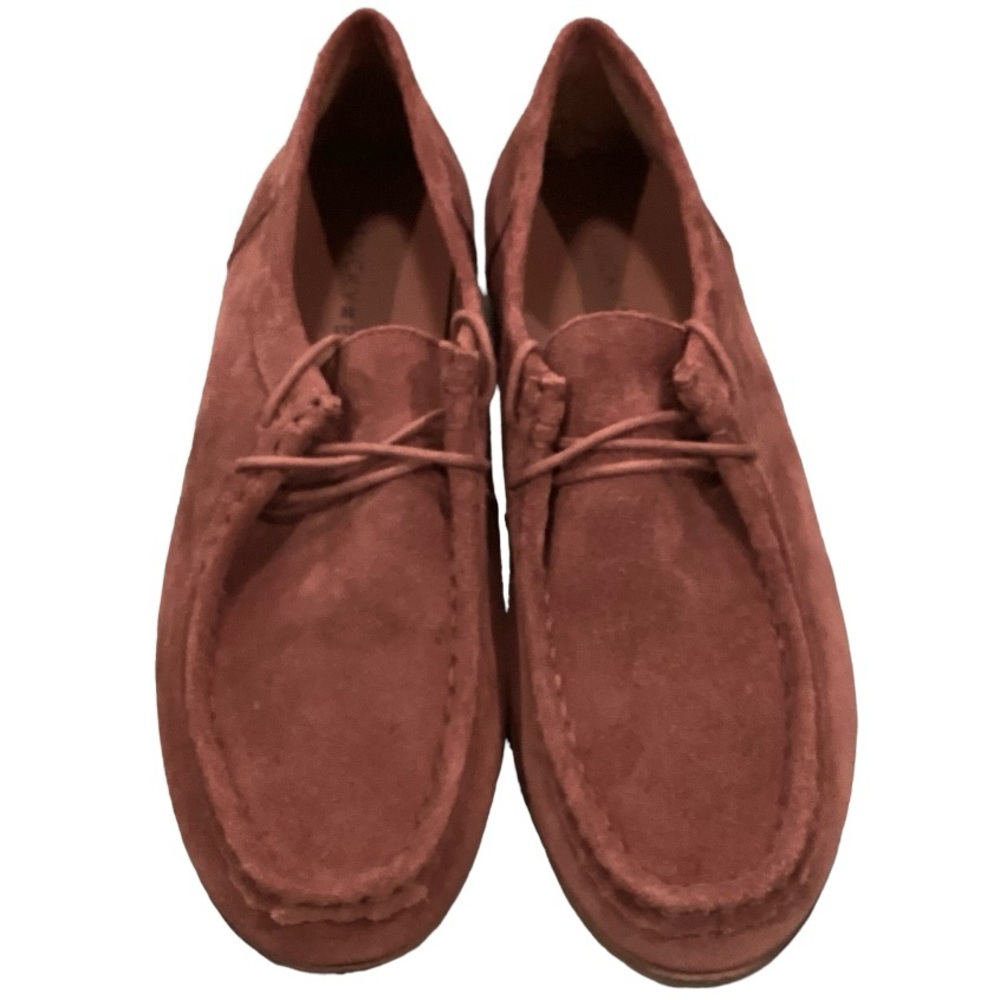 Lucky Brand Acaciah Flats Women’s Suede Chestnut Brown Comfort Shoes Size 8.5